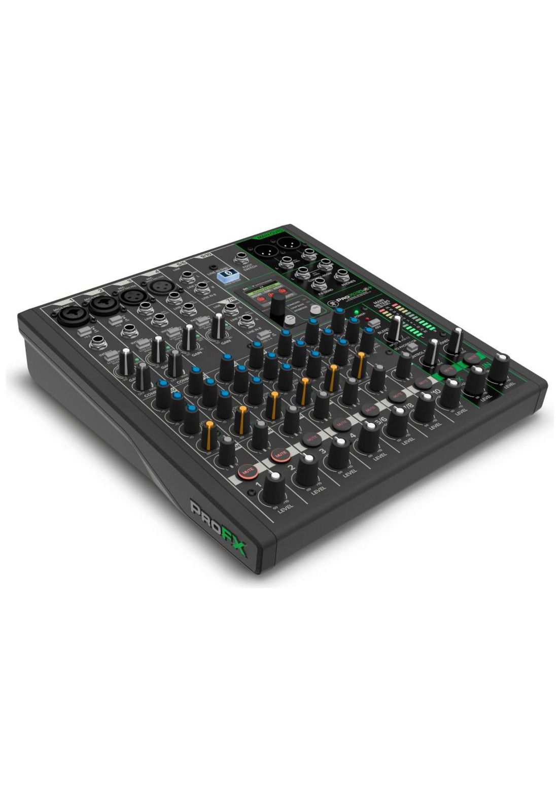Mixer Analógico 10 Canales- Usb C/Fx+Bt+Loopback Profx10V3+ Mackie