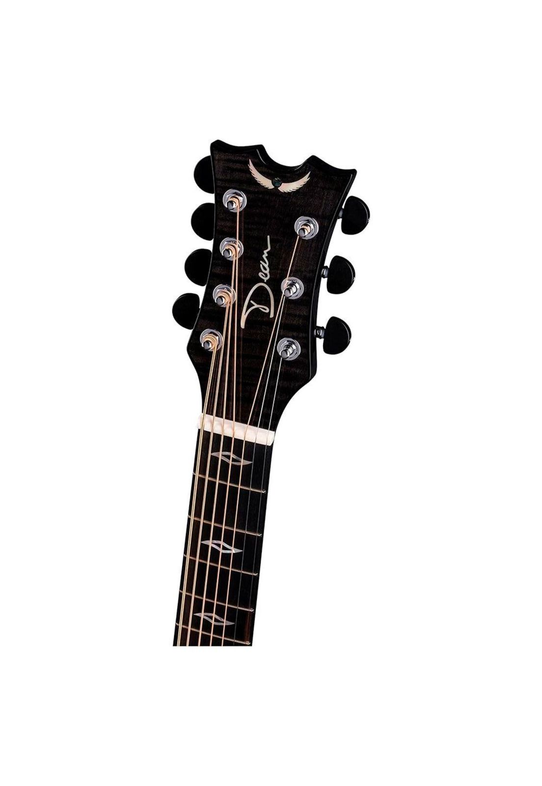 Guitarra ElectroAcústica Dean 7 Cuerdas +Usb Exhibition Ultra EXULTRA7 FM TBK