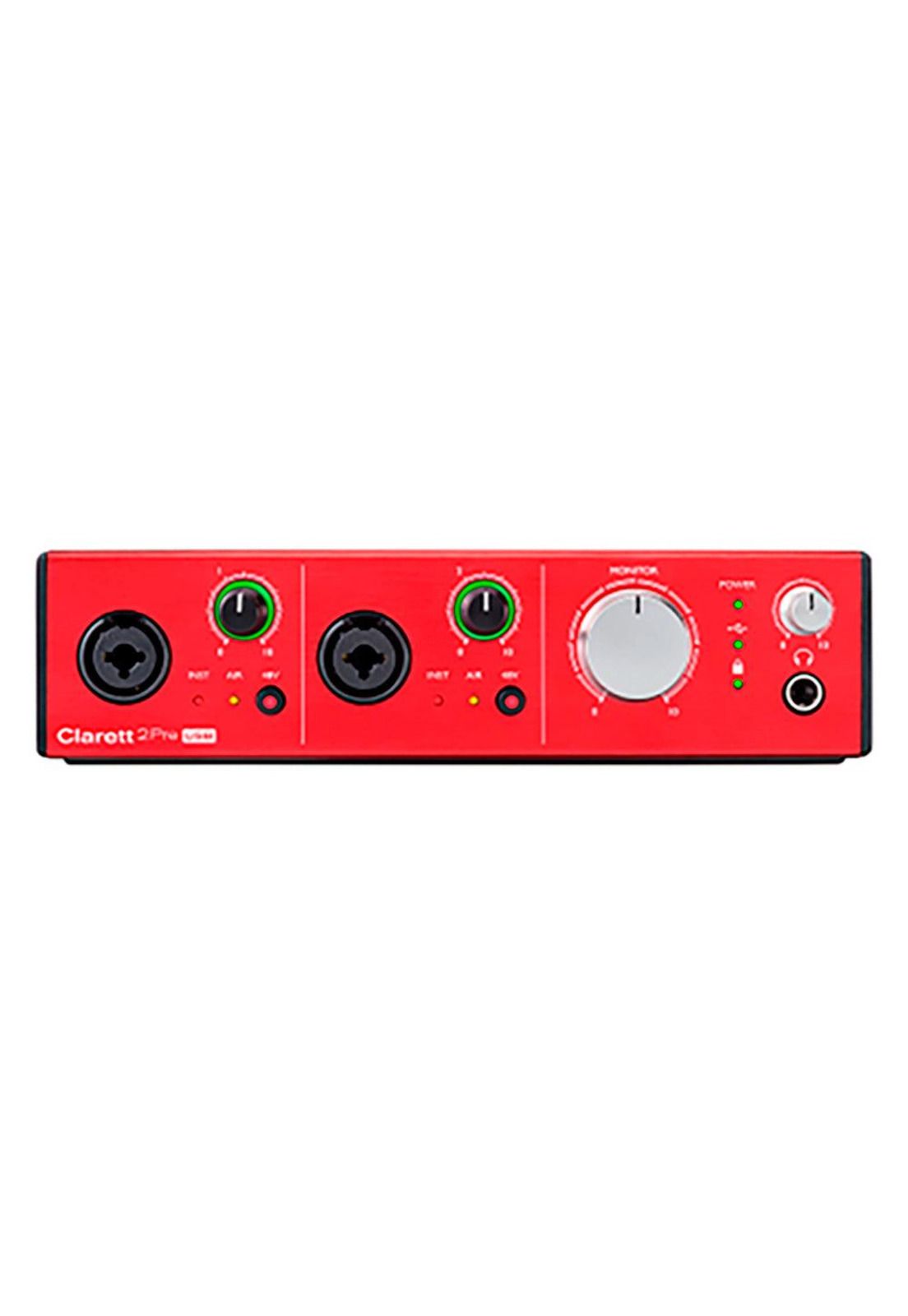 Interfaz De Audio Focusrite Usb 10 Entradas Y 4 Salidas Clarett CLARETT 2 PRE USB