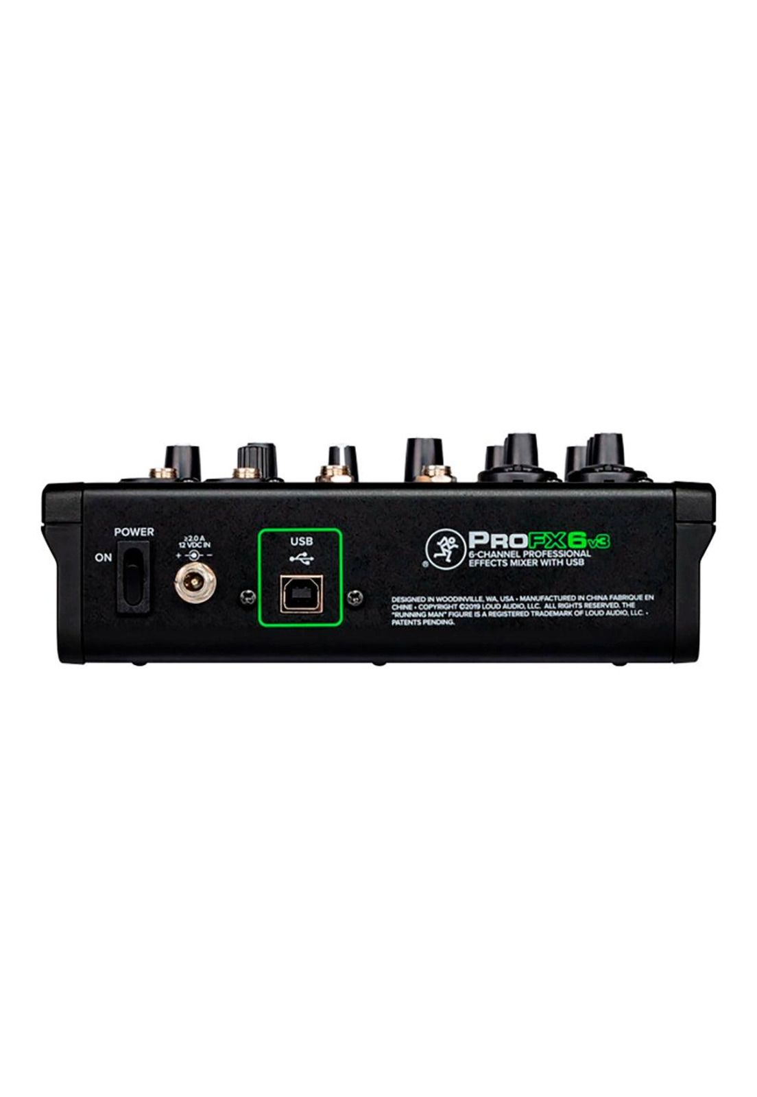 Mixer Mackie Analogico 6 Canales Usb C/Fx PROFX6V3