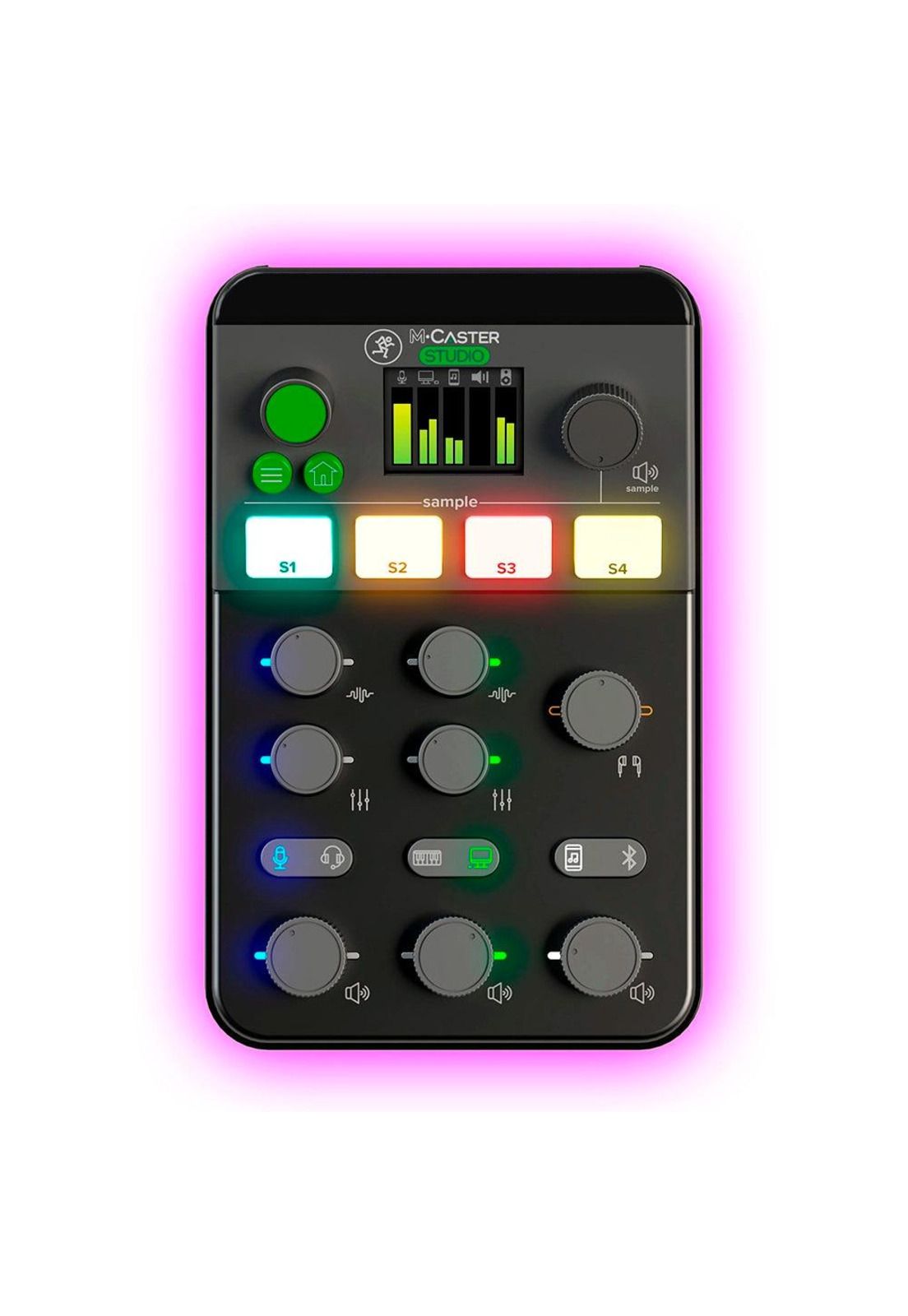 Mixer Mackie Compacta Usb para Podcast M Caster Studio Live MCASTERSTUDIO