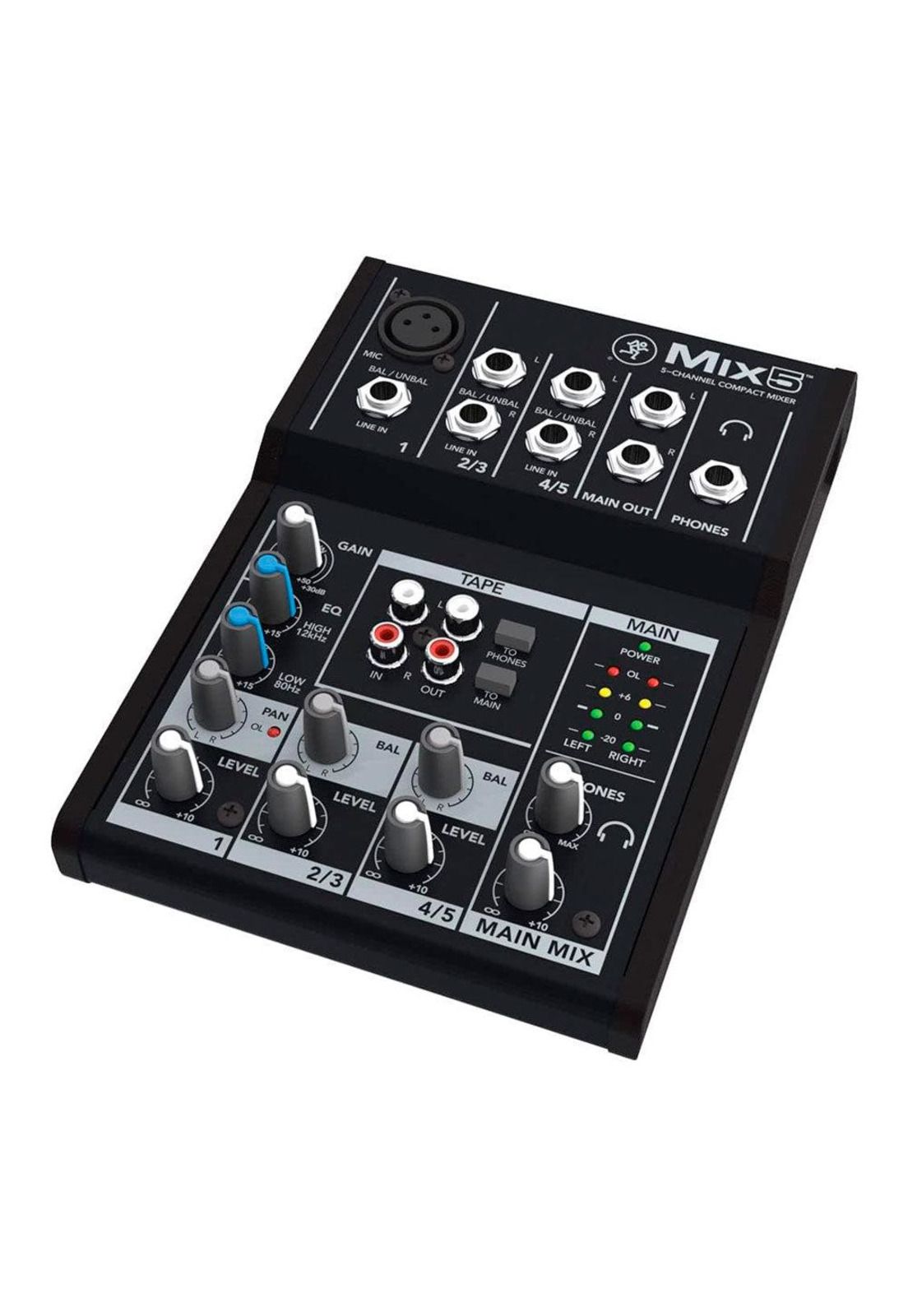 Mixer Mackie Analógico 5 Canales MIX5