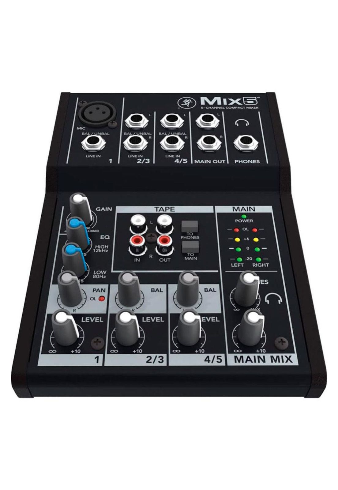 Mixer Mackie Analógico 5 Canales MIX5
