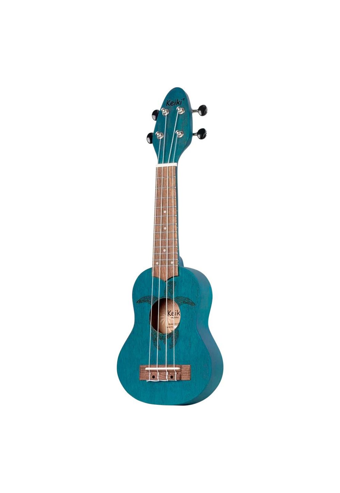 Ukelele Sopranino Keiki By Ortega Diseño Tortuga (Azul) K1-BL