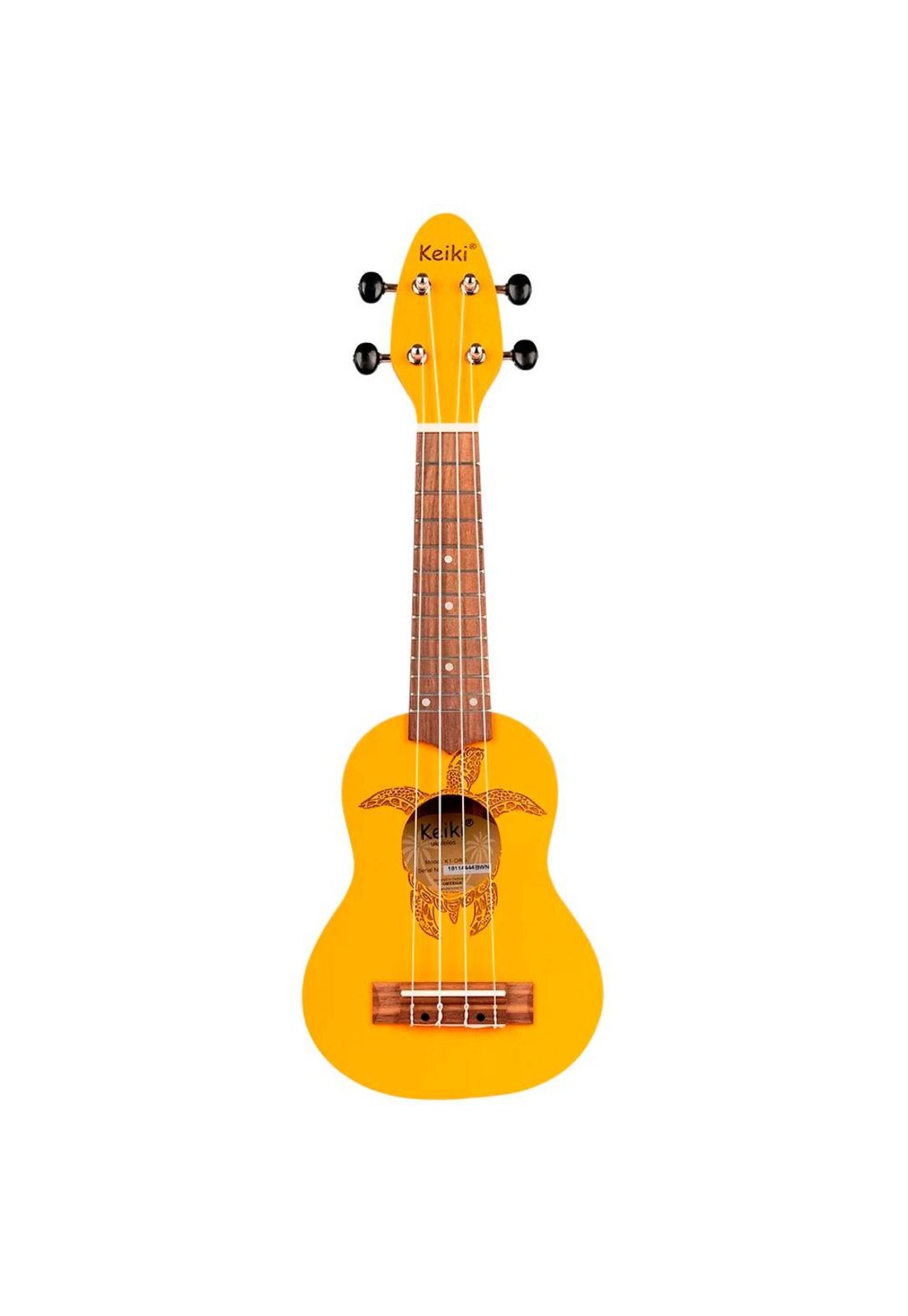 Ukelele Sopranino Keiki By Ortega Diseño Tortuga (Naranjo) K1-ORG