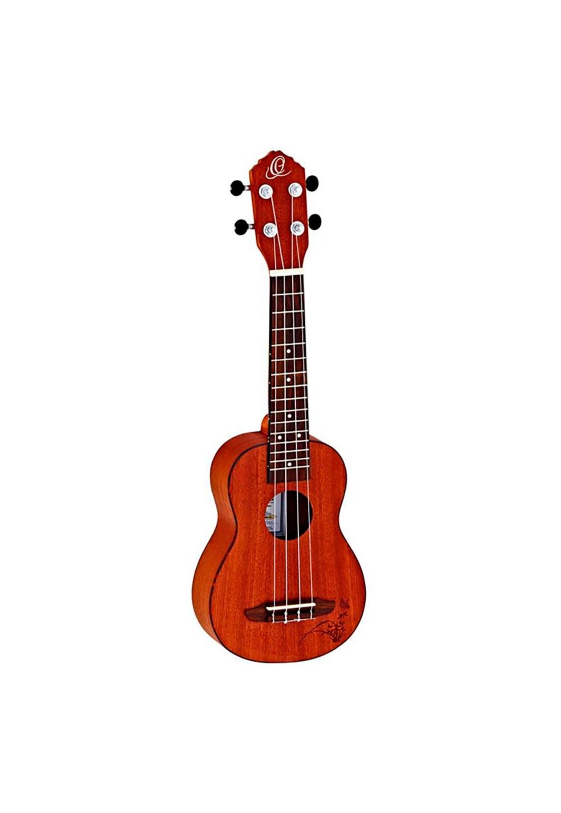 Ukelele Soprano Ortega Bonfire Series Natural Oscuro RU5MM-SO