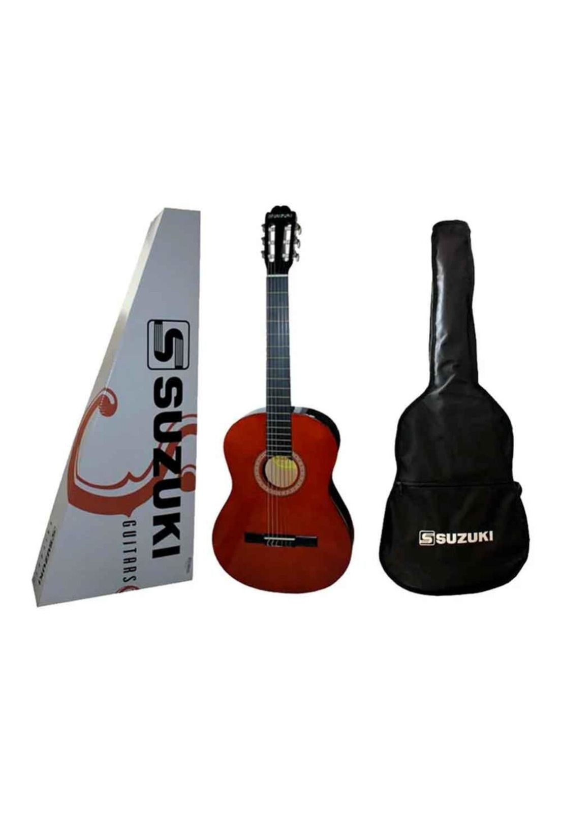 Guitarra Clasica Suzuki Nylon (Nt)+Funda De Nylon SCG-2 4/4