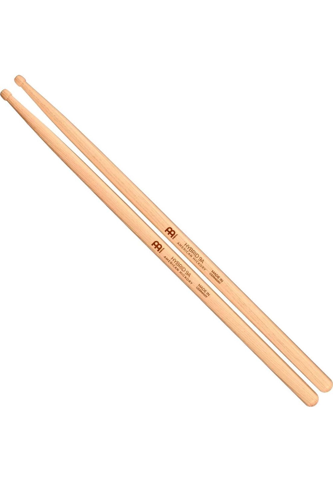 Baquetas Meinl Stick & Brush 9A Hybrid (American Hickory (Punta Madera) SB133