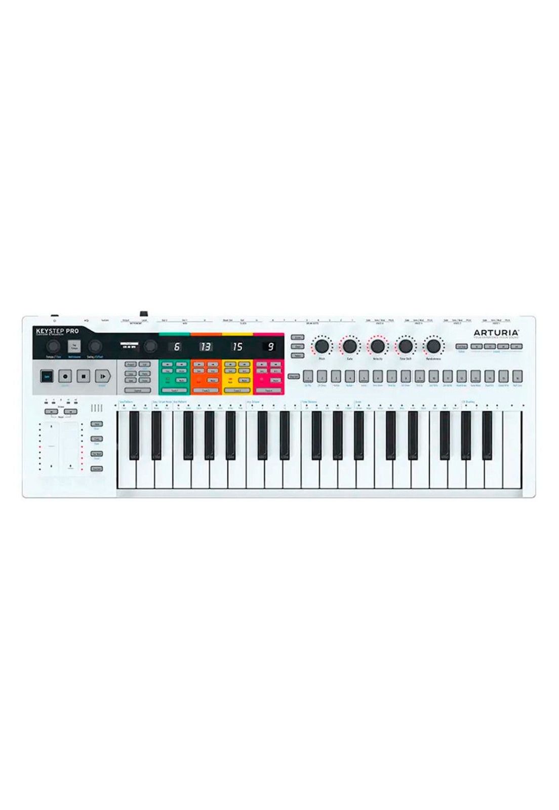 Teclado Controlador Midi Arturia Usb Y Secuenciador 37Mt + Software KEYSTEP PRO