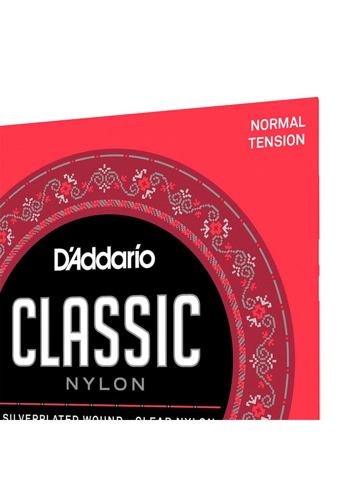 Cuerdas Guitarra Nylon Classic Daddario Entorchado Plata/Nylon Transparente (Tensión Normal) EJ27N