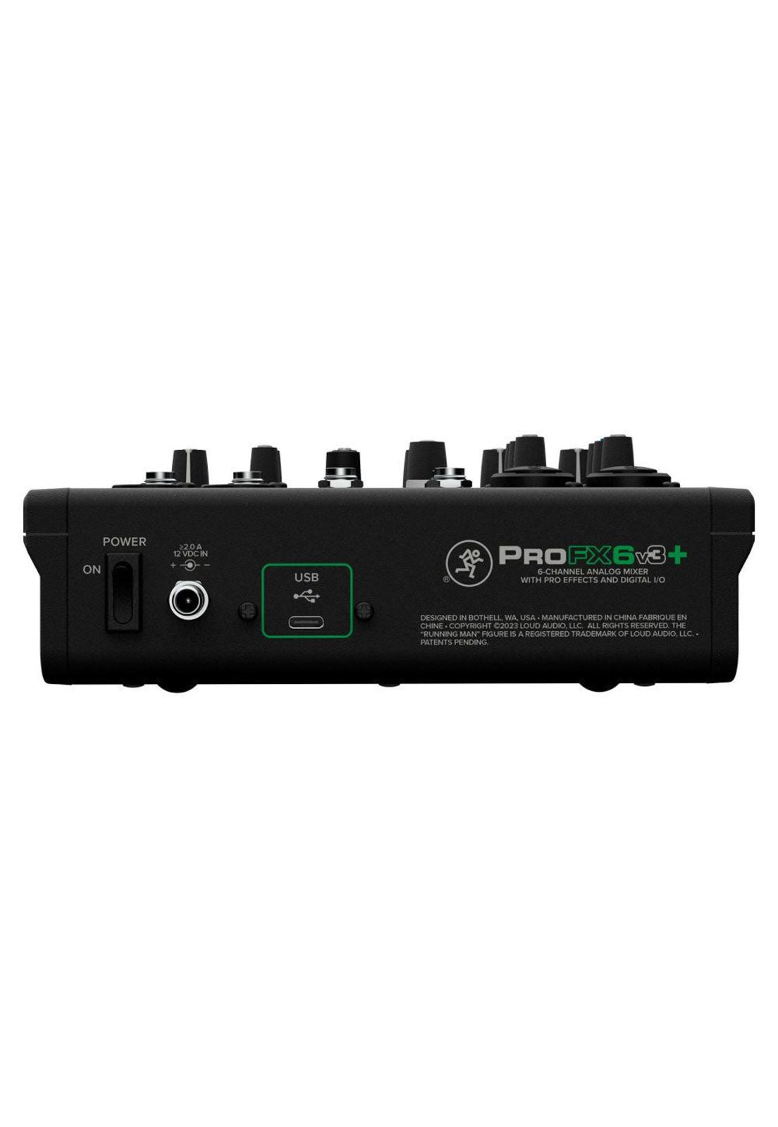 Mixer Analógico 6 Canales- Usb C/Fx+Bt+Loopback Profx6V3+