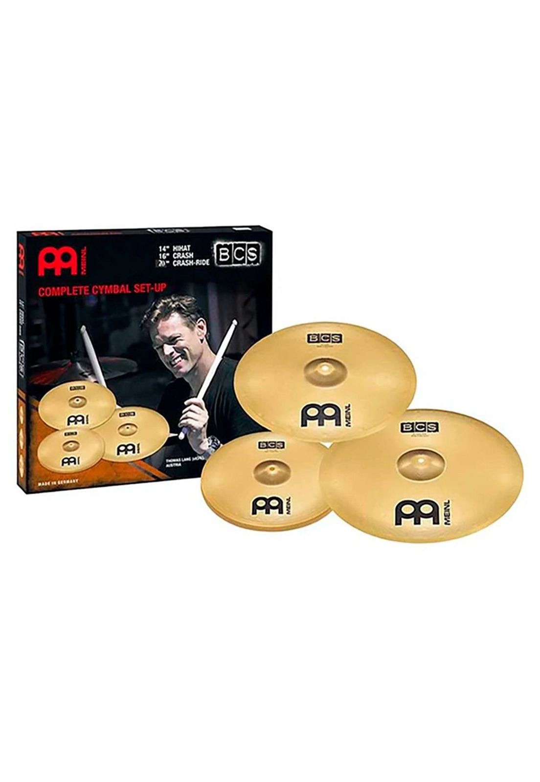 Pack Platillos Meinl Cymbals Bcs Complete SetUp (14H+16C+20R) BCS141620