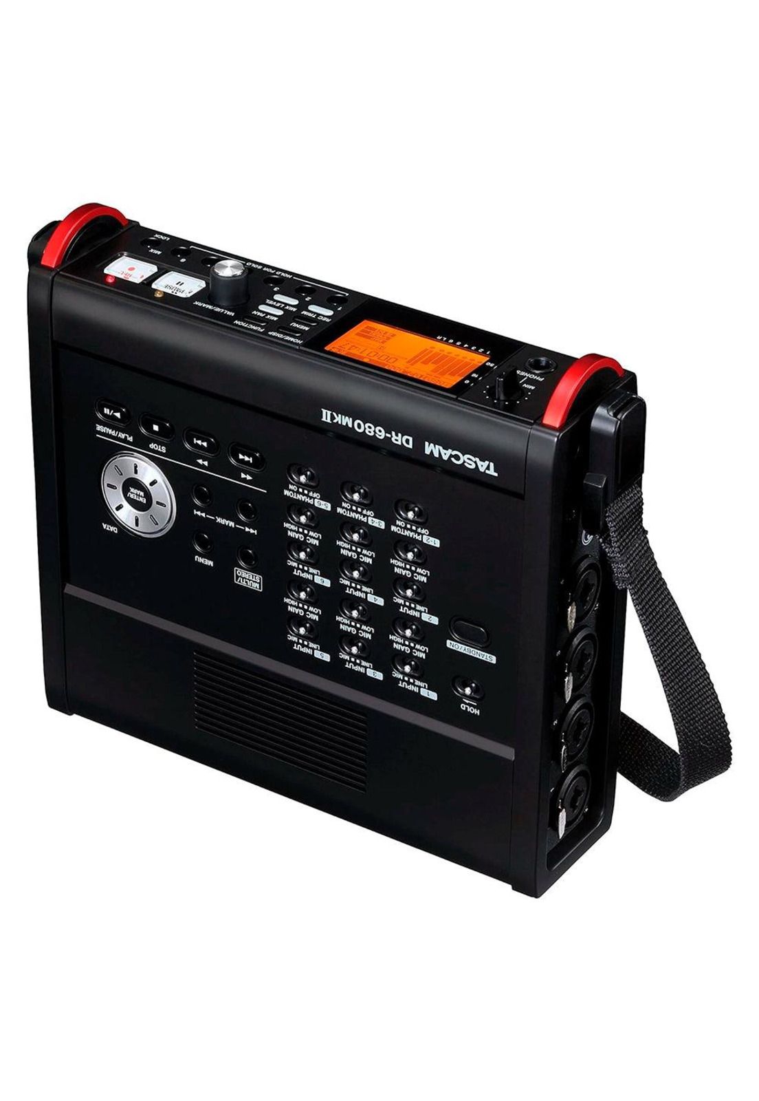 Grabador Audio Digital Tascam Portatil Multipista 24Bit/192Khz 8 Canales (In:4Xlr) DR-680MK2