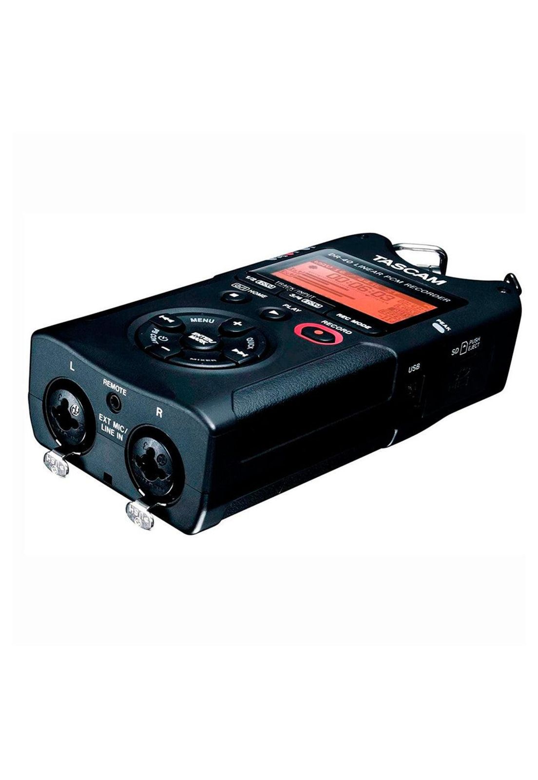Grabador Audio Digital Tascam Portatil 24Bit/96Khz 4 Canales (In:2Mics+2Xlr) DR-40