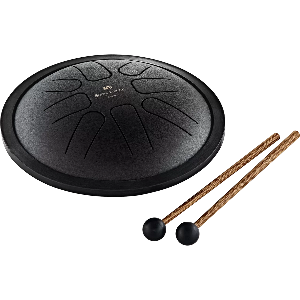 Tambor De Lengua 7" (Tongue Drum) F-Menor 8 Notas Black