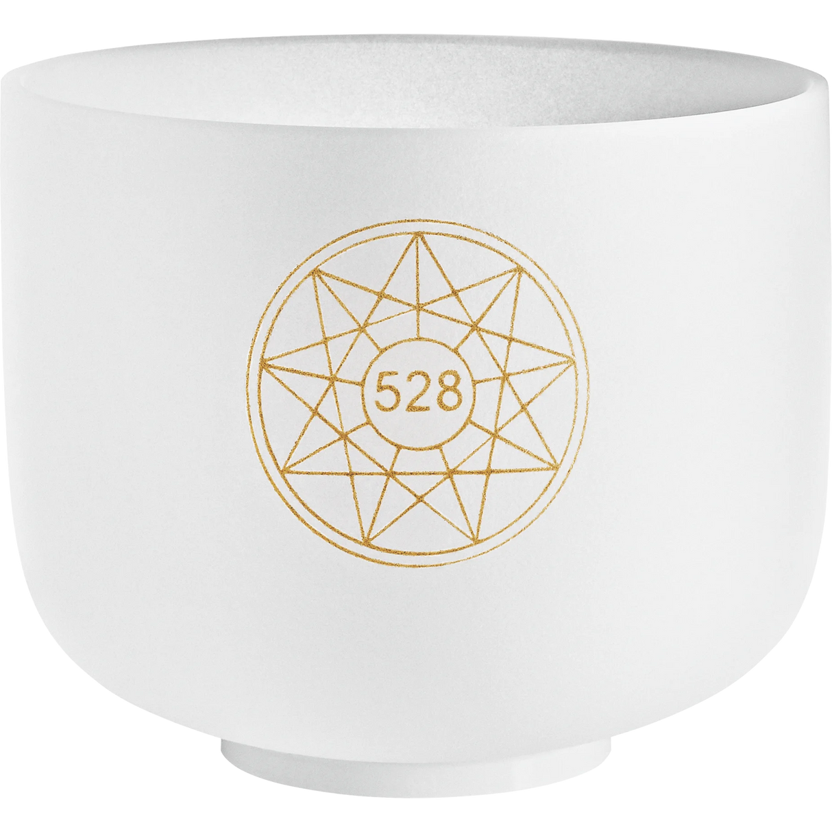 Cuenco De Sonoterapia De Cristal Solfeggio Crystal Singing Bowl 8", Nota:C5, Mi 528Hz