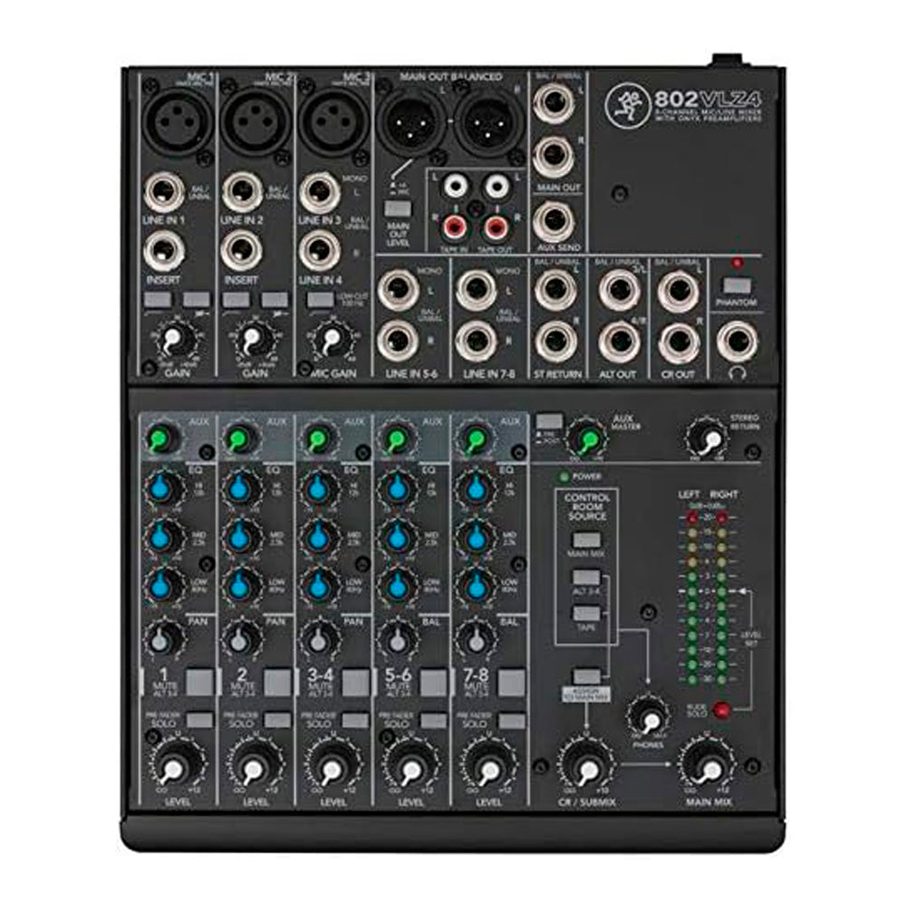 Mixer Análogo 8 Canales 802Vlz4 Mackie