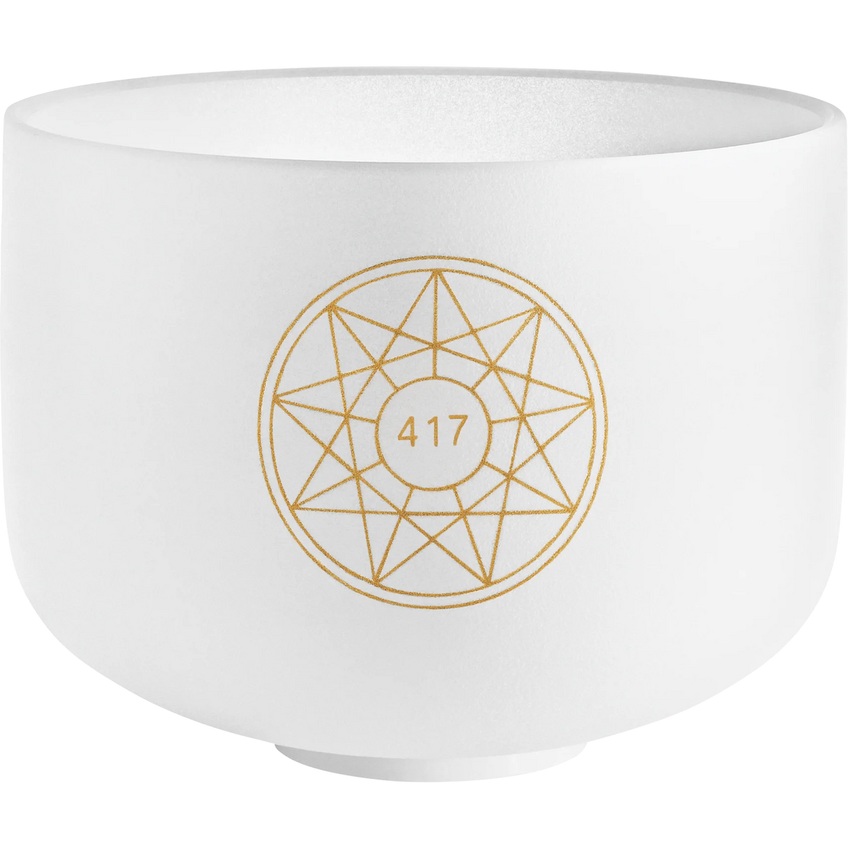 Cuenco De Sonoterapia De Cristal Solfeggio Crystal Singing Bowl 10", Nota:G#4, Re 417Hz