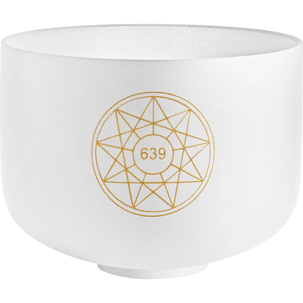 Cuenco De Sonoterapia De Cristal Solfeggio Crystal Singing Bowl 10", Nota:D#4, Fa 639Hz