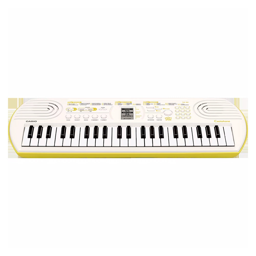 Miniteclado Casio 44 Teclas Pequeñas Miniatura BlancoVerde SA-80