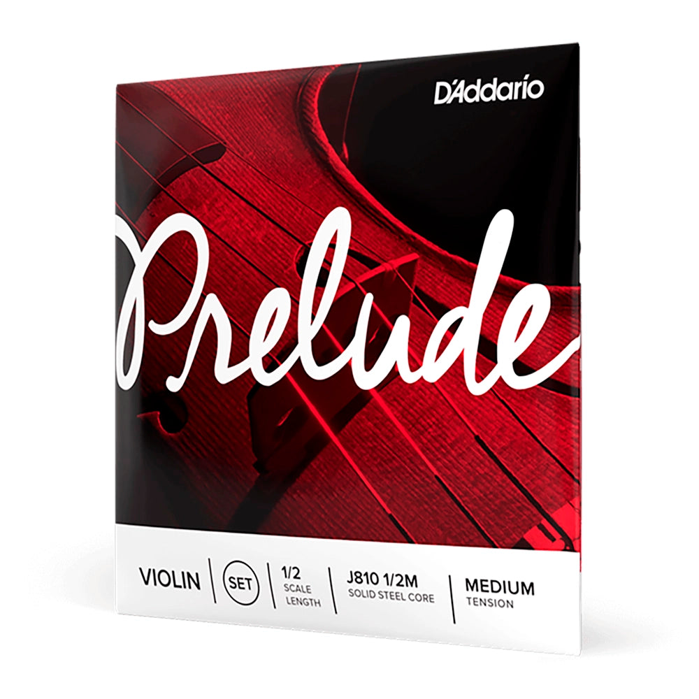 Cuerdas Violín Daddario Orchestral 1/2 Prelude Tensión Media J810 1/2M