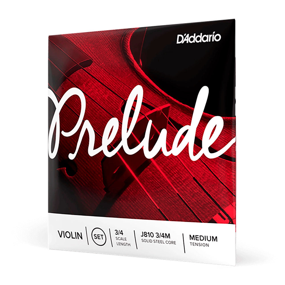 Cuerdas Violín Daddario Orchestral 3/4 Prelude Tensión Media J810 3/4M