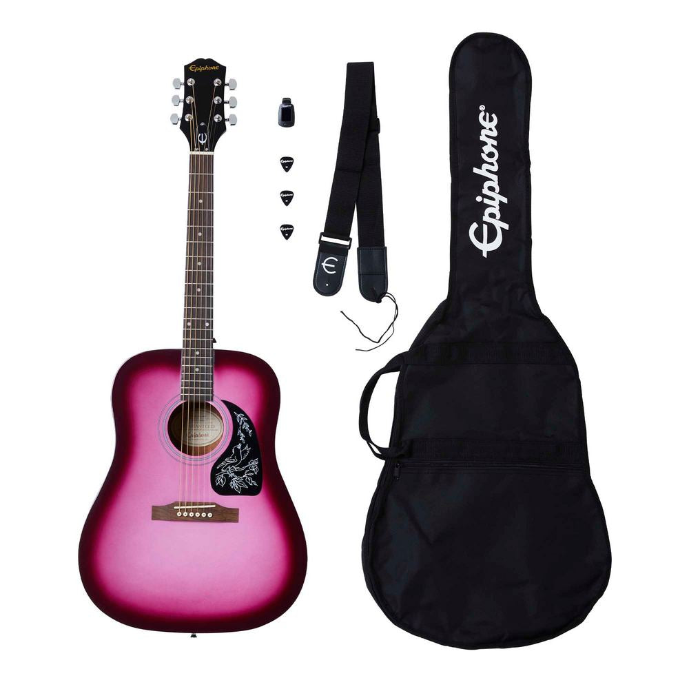 Guitarra Acustica Hot Pink Pearl Ppag-Eastarhppch1 Epiphone