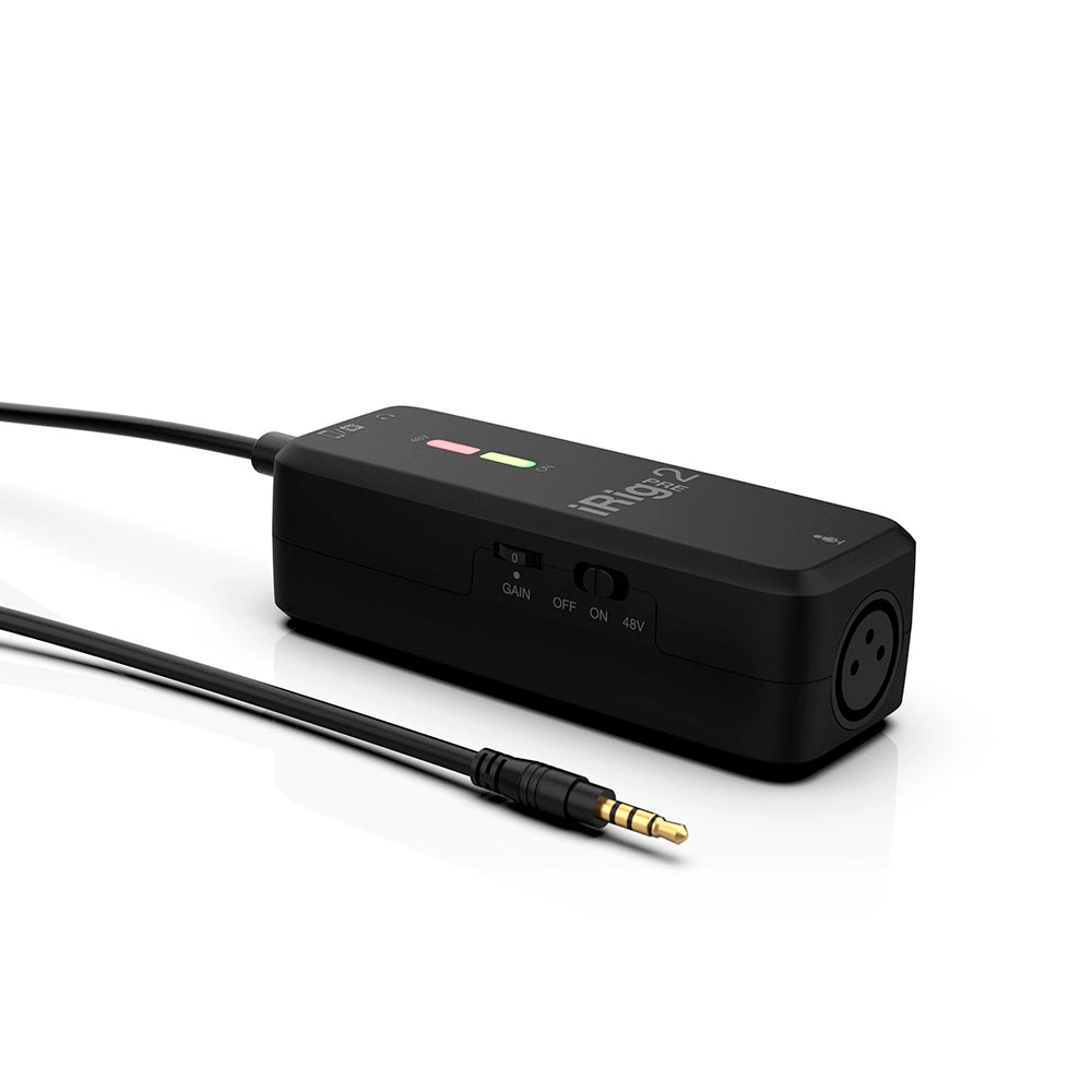 Interfaz de Audio Ik Multimedia para Microfono Irig Pre 2 (In:Xlr / Out:Plug 3.5Mm) IRIG-PRE2-IN
