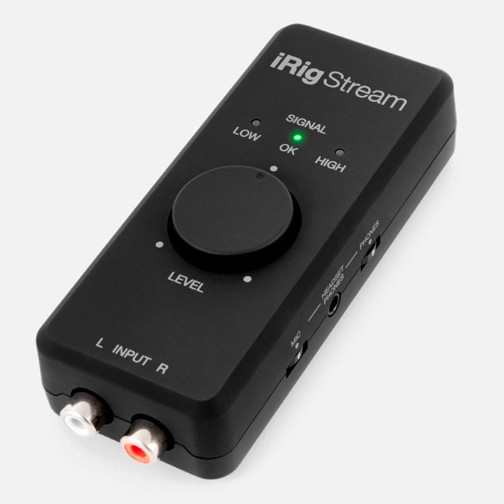 Interfaz De Audio Ik Multimedia Usb Para Iphone, Ipad, Android Y Mac/Pc iRig Stream