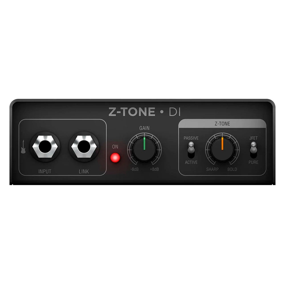 Caja Directa Ik Multimedia P/Grabacion (In: 1 Linea Instr / Out: Xlr, 1 Llnea Ts + 1 Linea Link para Amp) ZTONE-DI-IN