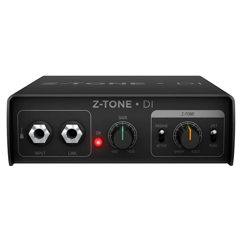 Caja Directa Ik Multimedia P/Grabacion (In: 1 Linea Instr / Out: Xlr, 1 Llnea Ts + 1 Linea Link para Amp) ZTONE-DI-IN