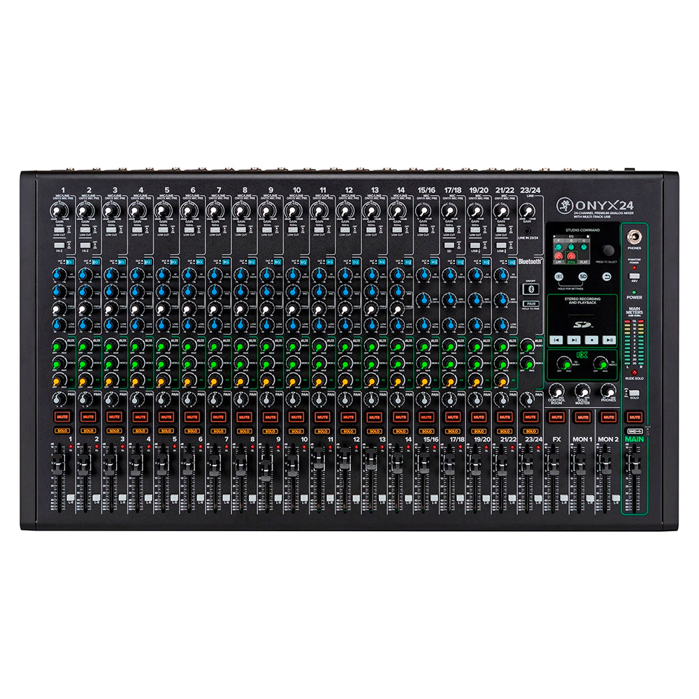 Mixer Mackie Analogico 24 Canales (Fx+Usb+Multitrack+Bluetooth) ONYX24
