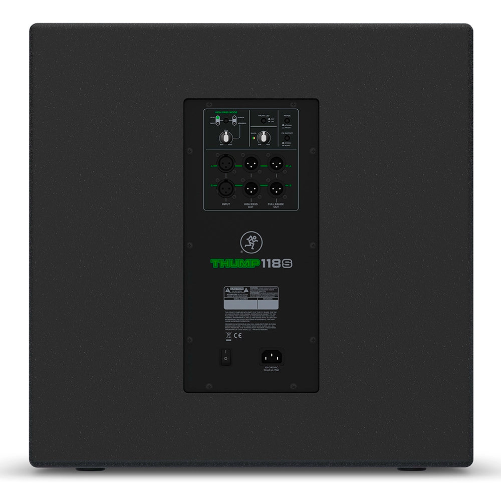 Caja Acústica Mackie SubGrave Activo 18 Thump118S 1400W Thump118S
