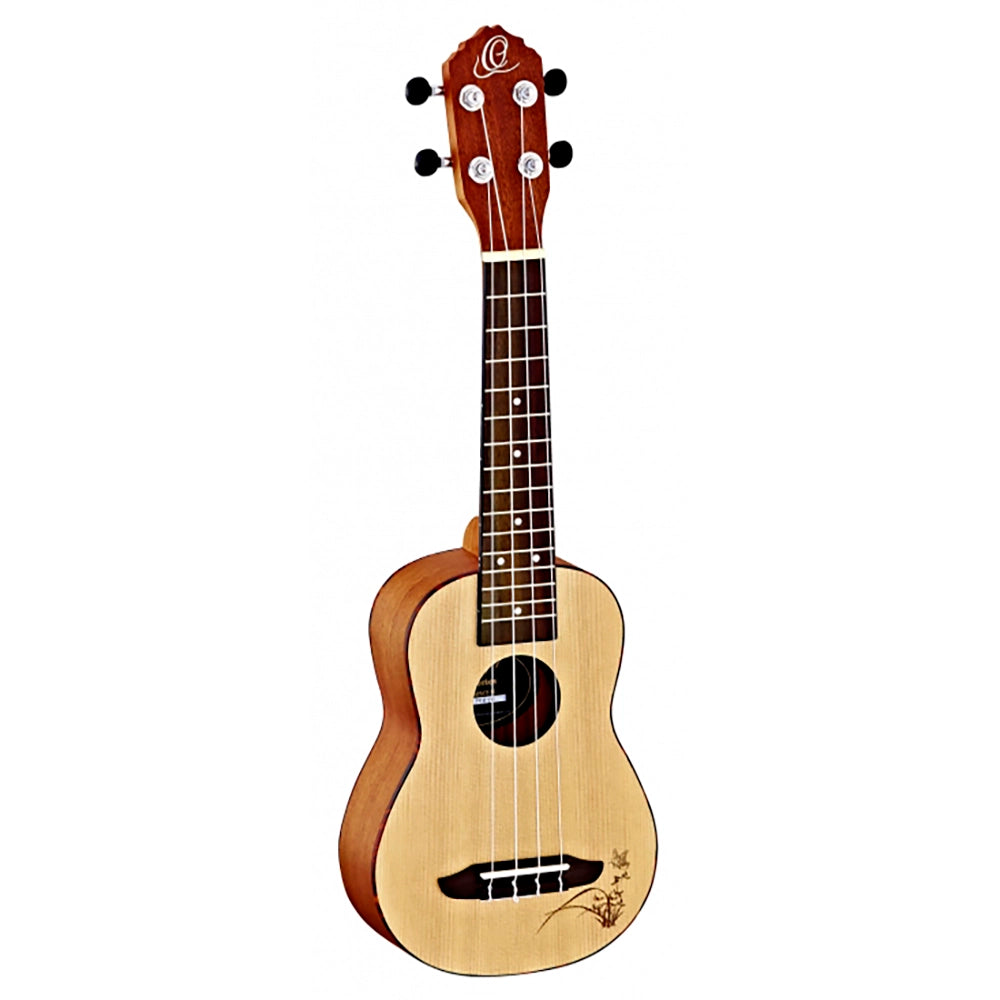 Ukelele Soprano Ortega Bonfire Series Natural RU5-SO