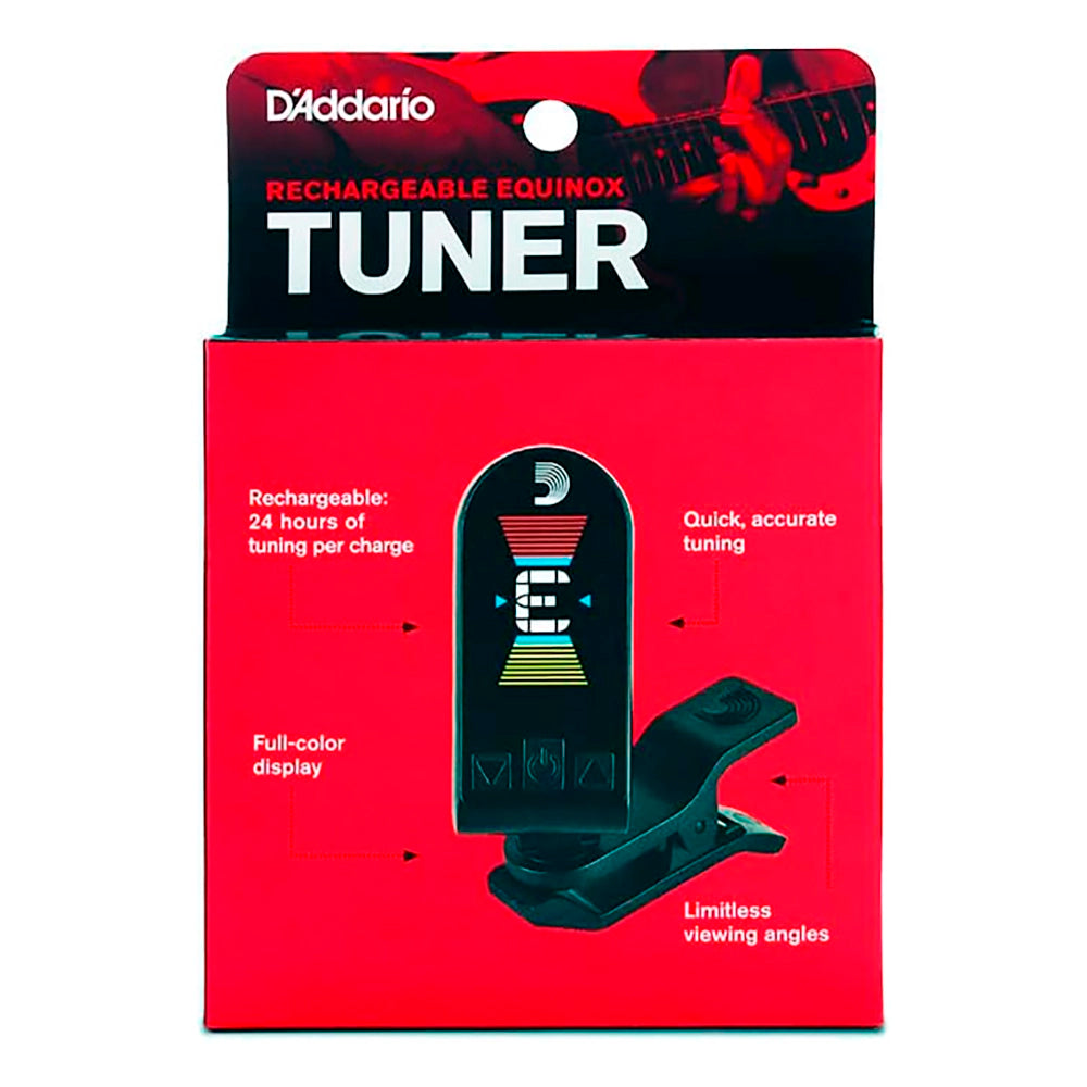 Afinador Digital Planet Waves Cromático Equinox C/Clip P/Clavijero Recargable Via Usb PW-CT-24