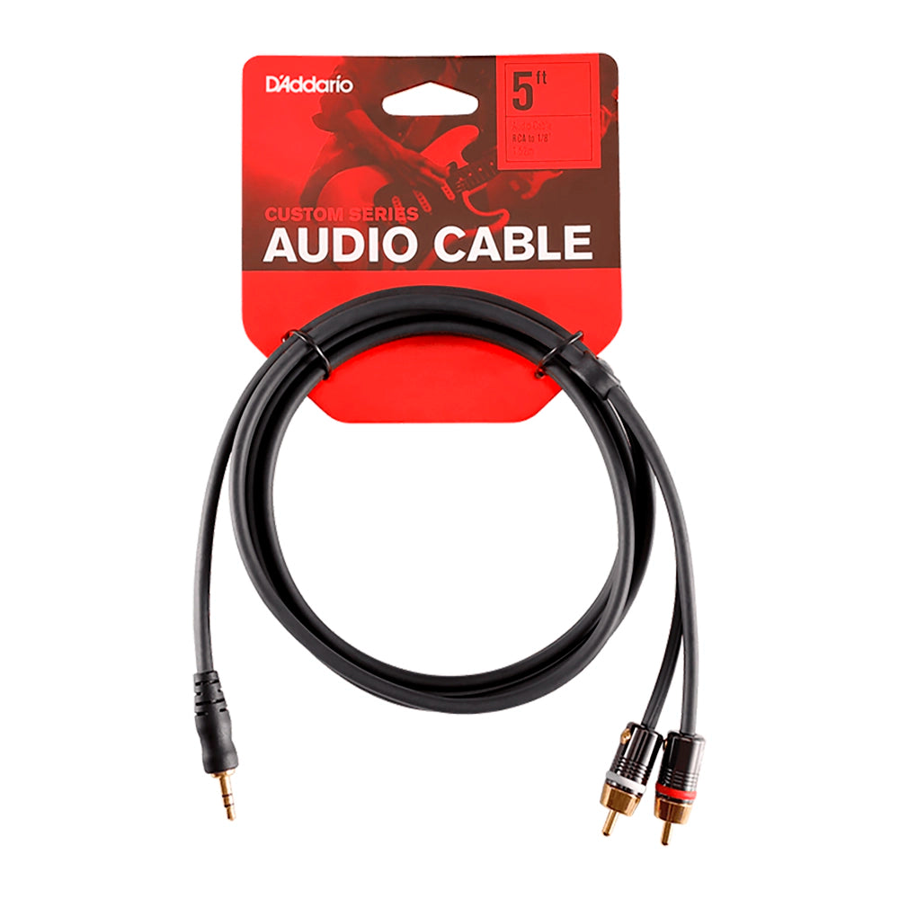 Cable Audio Planet Waves 2 Rca Miniplug Custom Series 3.5Mm 1,52M PW-MP-05