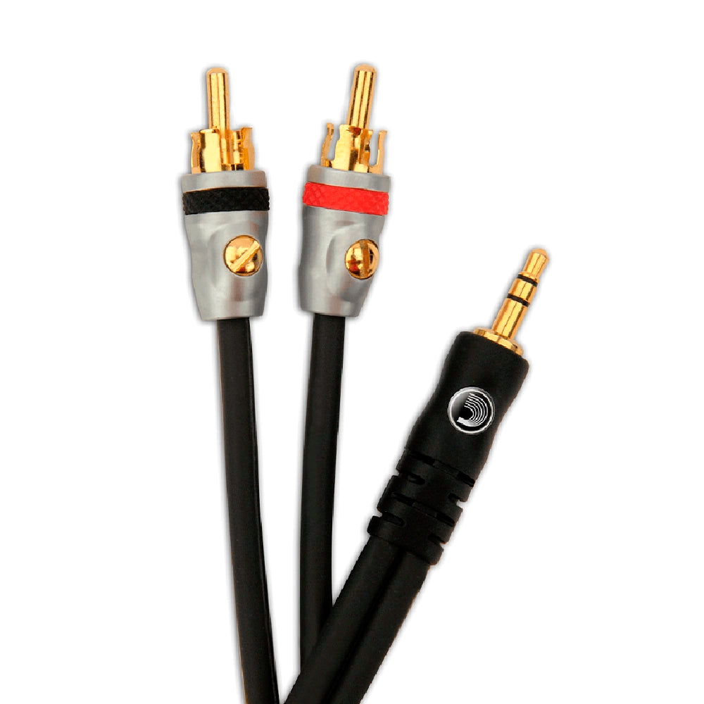 Cable Audio Planet Waves 2 Rca Miniplug Custom Series 3.5Mm 1,52M PW-MP-05