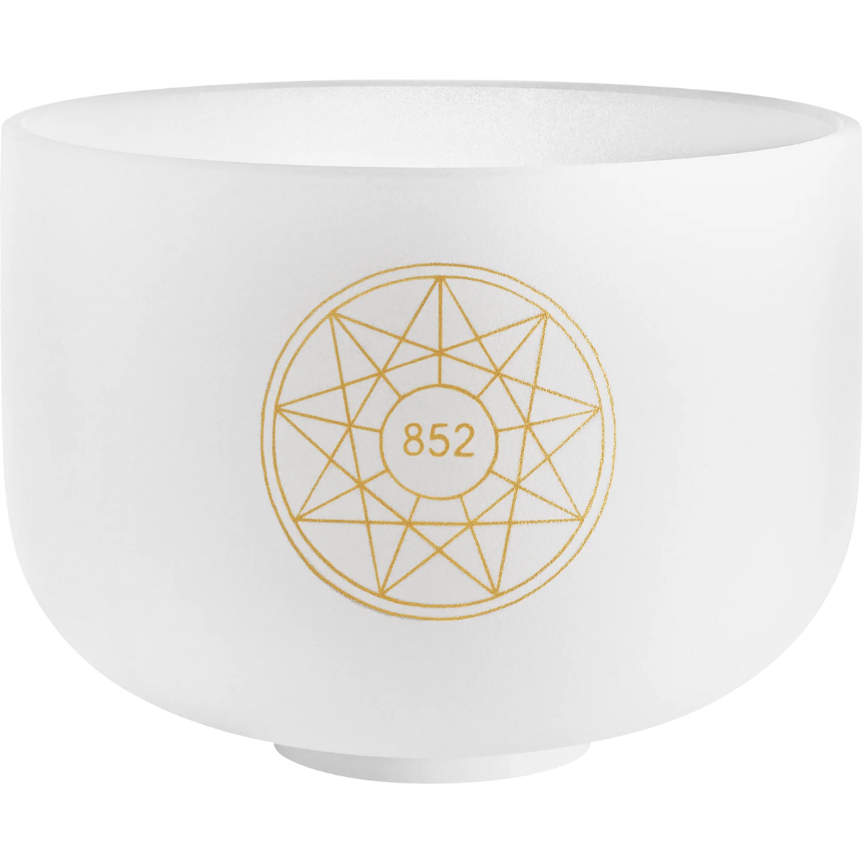 Cuenco De Sonoterapia De Cristal Solfeggio Crystal Singing Bowl 10", Nota:G#4, La 852Hz
