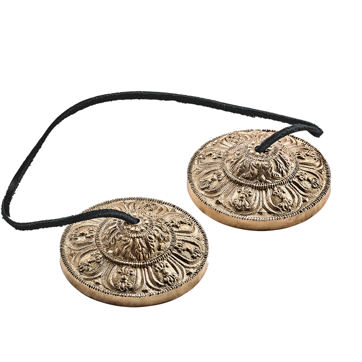 Crótalos De Meditación Tingshas 3.15" Ornamental