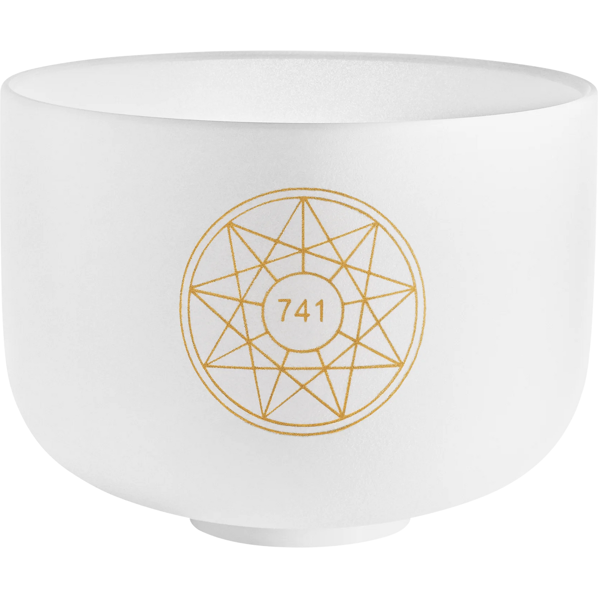 Cuenco De Sonoterapia De Cristal Solfeggio Crystal Singing Bowl 10", Nota:F#4, Sol 741Hz