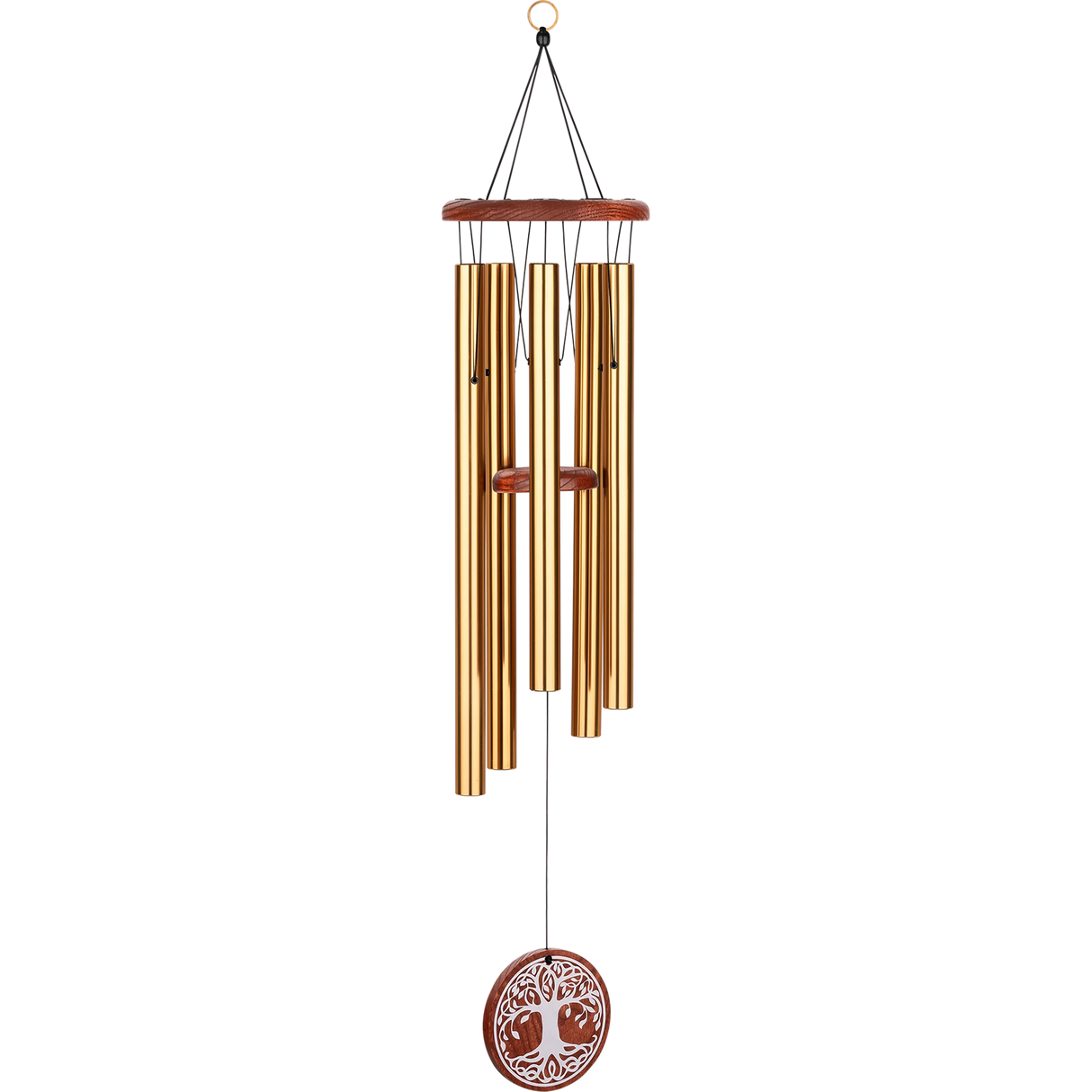 Campanitas De Meditación Wind Chimes 36"/90Cm "Tree Of Life" A:432Hz Bronze