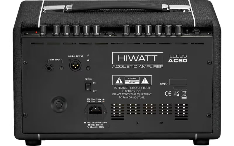 Amplificador Guitarra Electroacustica Combo 60W Leeds Ac60