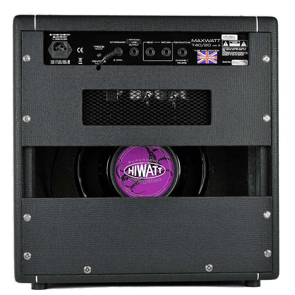 Amplificador Guitarra Combo 40W T40/20 112 Combo Hiwatt