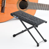 Taburete Metalico Para Guitarrista Clasico Color:Negro Fs01 Quik Lok