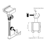 Soporte Para Celular C/Brazo Cuello De Ganso Sms001 Quik Lok