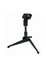 Mini-Atril Para Micrófono (Tripode) Sobre Mesa +Pinza Mic A188 Quik Lok