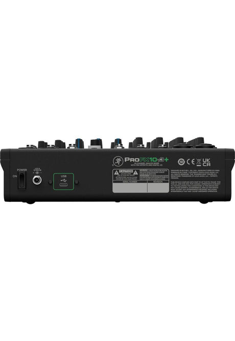Mixer Analógico 10 Canales- Usb  C/Fx+Bt+Loopback Profx10V3+ Mackie