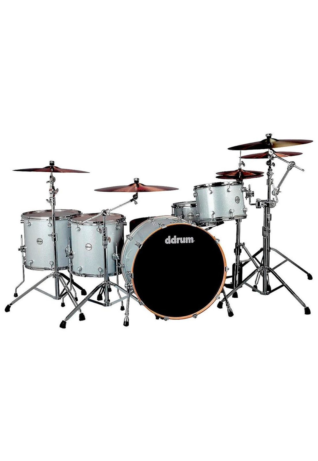 Batería Ddrum 5 Cuerpos Reflex Bombardier (Shellpack) REFLEX BMDR 26 5PC SILVER SPK