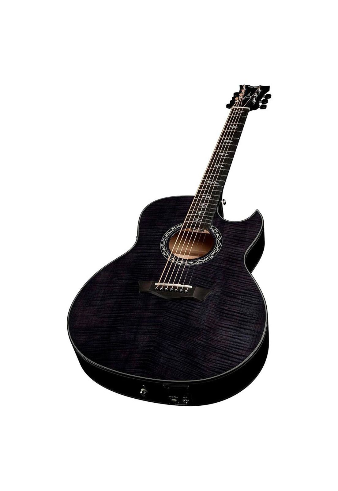 Guitarra ElectroAcústica Dean 7 Cuerdas +Usb Exhibition Ultra EXULTRA7 FM TBK