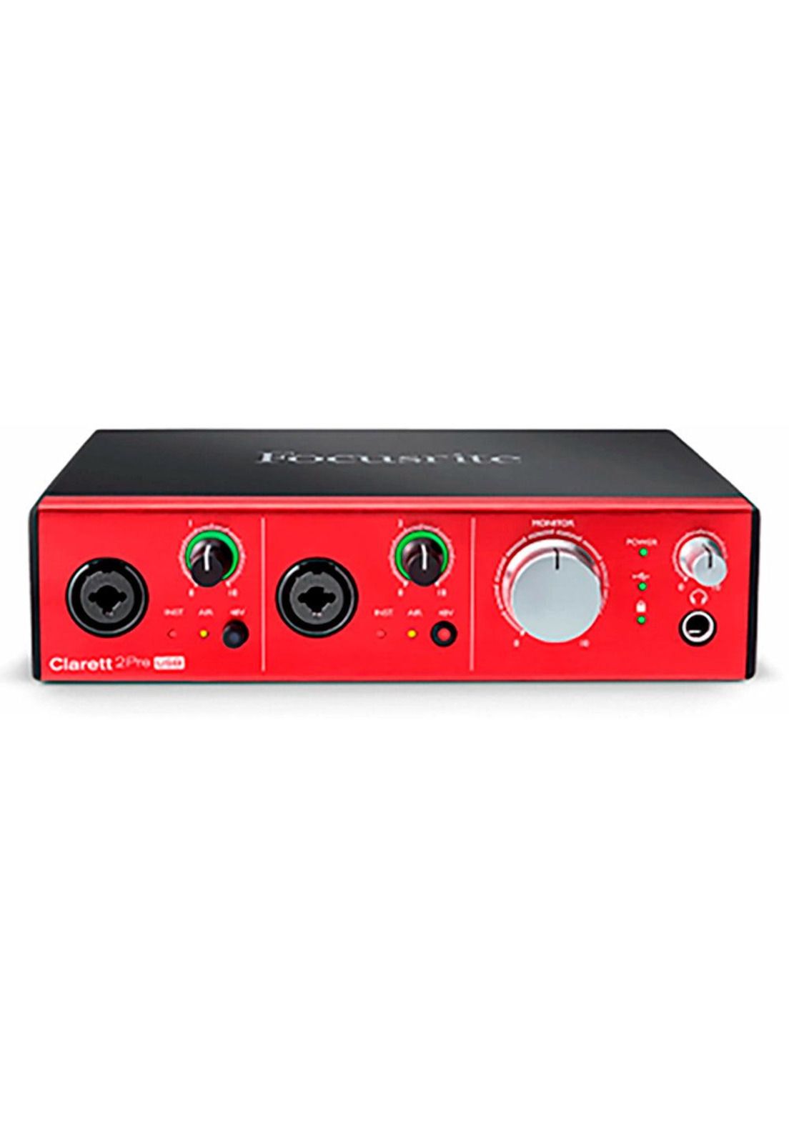 Interfaz De Audio Focusrite Usb 10 Entradas Y 4 Salidas Clarett CLARETT 2 PRE USB